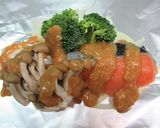 鮭のホイル包み焼き 甘みそだれ作り方4写真