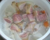 大根と豚肉の生姜煮作り方5写真