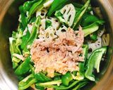 蓮根とピーマンのカレーツナマヨ和え作り方4写真