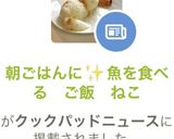 朝ごはんに✨魚を食べる　ご飯　ねこ作り方9写真