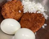 居酒屋アレンジ/コロッケポテトサラダ作り方1写真