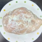 塩麹鶏むね肉の蒸し鶏の蒸し汁で！とろとろ卵スープ作り方1写真