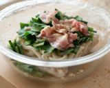 旨塩レモン小松菜うどん♪昼食&夕食♪あと1品作り方1写真