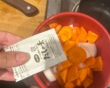 作りたてから出汁染み豚汁作り方4写真
