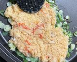 ホットプレートでカニたまチャーハン作り方17写真