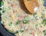 ホットプレートでカニたまチャーハン作り方21写真
