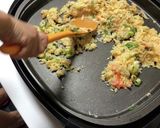 ホットプレートでカニたまチャーハン作り方22写真