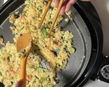 ホットプレートでカニたまチャーハン作り方23写真