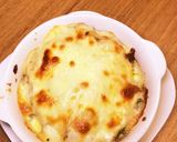 鶏モモ肉と玉ねぎのパングラタン作り方5写真