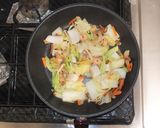 白菜とシーフードのとろみ炒め作り方6写真