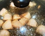 決め手はフォーク！蒟蒻と魚肉ソーの煮物作り方6写真