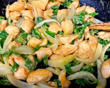 鶏ささみとピーマンと玉ねぎのマヨ醤油炒め作り方13写真