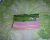 炊飯器でハラスとアスパラのロールキャベツ作り方2写真