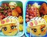 鬼滅の刃キャラ弁☆宇髄天元作り方14写真