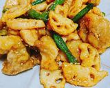 ✿鶏肉とれんこんの甘酢炒め✿作り方5写真