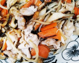 簡単♪豚肉ともやしの塩昆布炒め作り方4写真