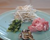 豚と牛蒡の炊き込みご飯作り方1写真