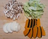 かぼちゃとサバの味噌グラタン作り方1写真