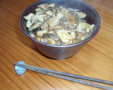 きのこのカレー丼　ベジタリアン風作り方9写真