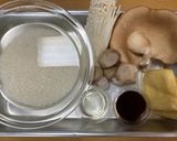 きのこの炊き込みご飯☆作り方1写真