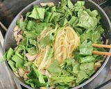 サーモンとほうれん草のクリームパスタ作り方5写真