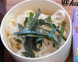 簡単うどん弁当野菜炒め温野菜サラダ付き作り方5写真