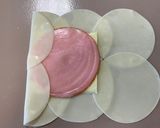 餃子の皮でブリトー風ハムチーズ作り方2写真