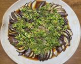 蒸しなすの香味ネギソースがけ作り方7写真