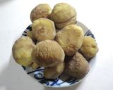 いが栗に変身！海老しんじょ揚げ作り方4写真