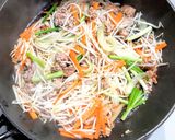 豚ひき肉とニラと卵の中華炒め作り方5写真