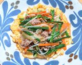 豚ひき肉とニラと卵の中華炒め作り方7写真