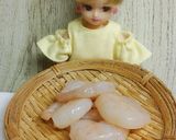 リカちゃん♡えび塩えんどう豆銀あんかけꕤ作り方1写真