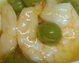 リカちゃん♡えび塩えんどう豆銀あんかけꕤ作り方21写真