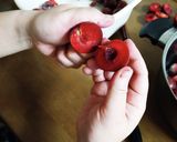 いぐりもも (すもも) のフルーツソース作り方2写真