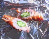 オクラのチーズ肉巻き柚子胡椒ポン酢炒め作り方13写真