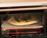 バジルトマト納豆ピザ作り方4写真