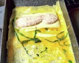 梅マヨチーズ＆大葉の卵焼き作り方3写真