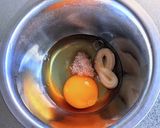 カニカマ入り卵焼き作り方1写真