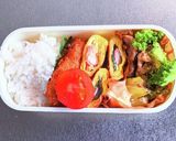 オクラのチーズ肉巻き弁当作り方5写真