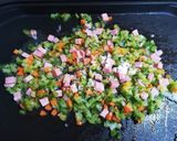 具材大きめ！ゴロゴロチャーハン。作り方2写真