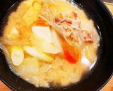 パパさんの豚汁 with コチジャン作り方7写真
