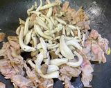 小松菜としめじの豚スライス炒め作り方9写真