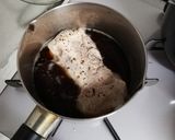 豚もも赤身肉のヘルシー茹でこぼし煮豚作り方5写真
