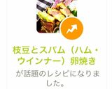 枝豆とスパム（ハム・ウインナー）卵焼き作り方2写真