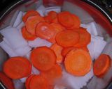 圧力鍋でモツ煮(醤油味)作り方3写真