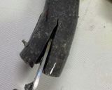イカ墨魚肉ソーセージで、真っ黒タコちゃん作り方4写真