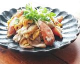 おうち居酒屋★舞茸とベーコンの玉子炒め作り方4写真