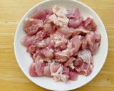 フライパンで！かぼちゃとチキンのグラタン作り方1写真