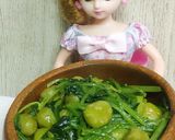 リカちゃん♡塩えんどう豆ほうれん草サラダ作り方10写真