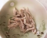 レンジで簡単♪ささみと白菜漬け茶漬け作り方3写真